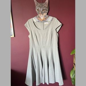 Grey Calvin Klein Business-Time Dress